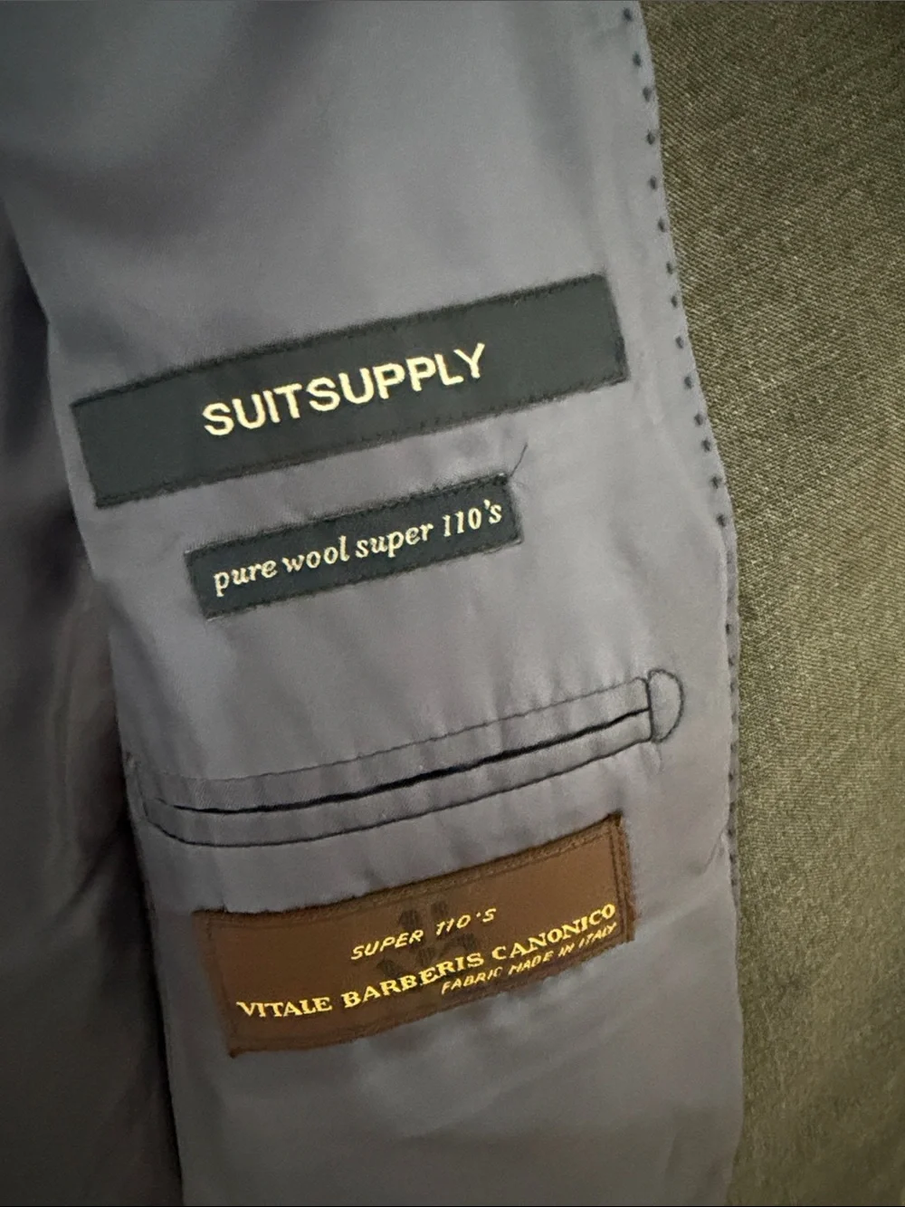 Suitsupply Charcoal Gray Wool Sport Coat